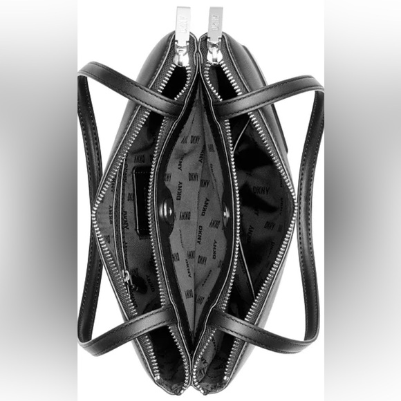 NWT! DKNY BOLD LOGO CONTEMPORARY & BADA$$ PURSE! DOUBLE-SIDED. VERSATILE! - Picture 4 of 9